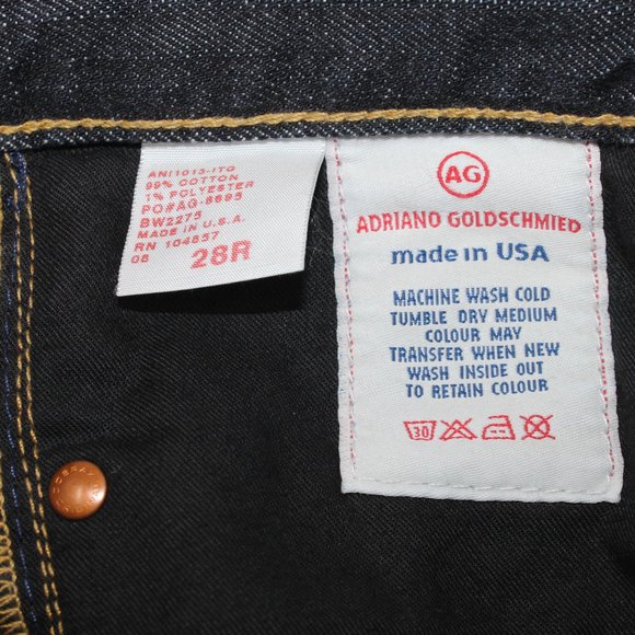 AG Adriano GoldSchmied Jeans Women's 28R Blue The Angel Bootcut w/ 28" inseam - Picture 11 of 11